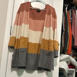 Colorful Striped Women's Sweater